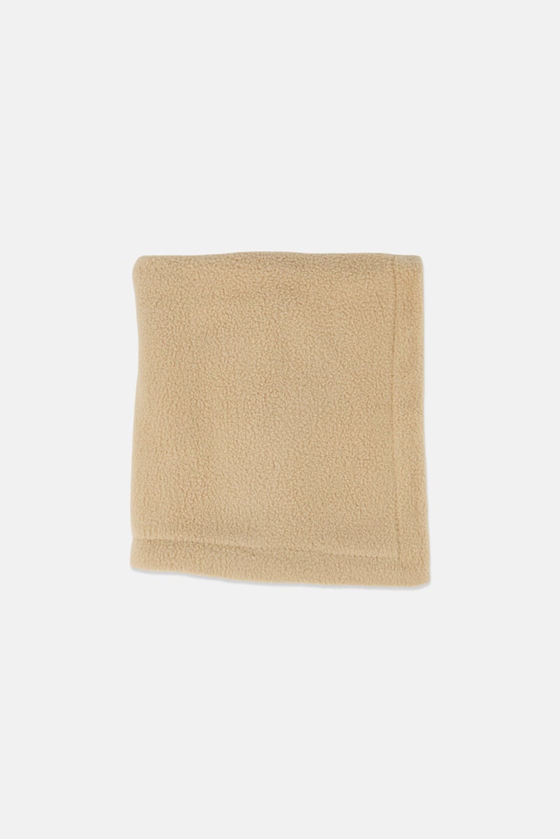 Muy Mucho Fleece Fiber Cushion Cover 45 x 45 cm, Beige - Image 1